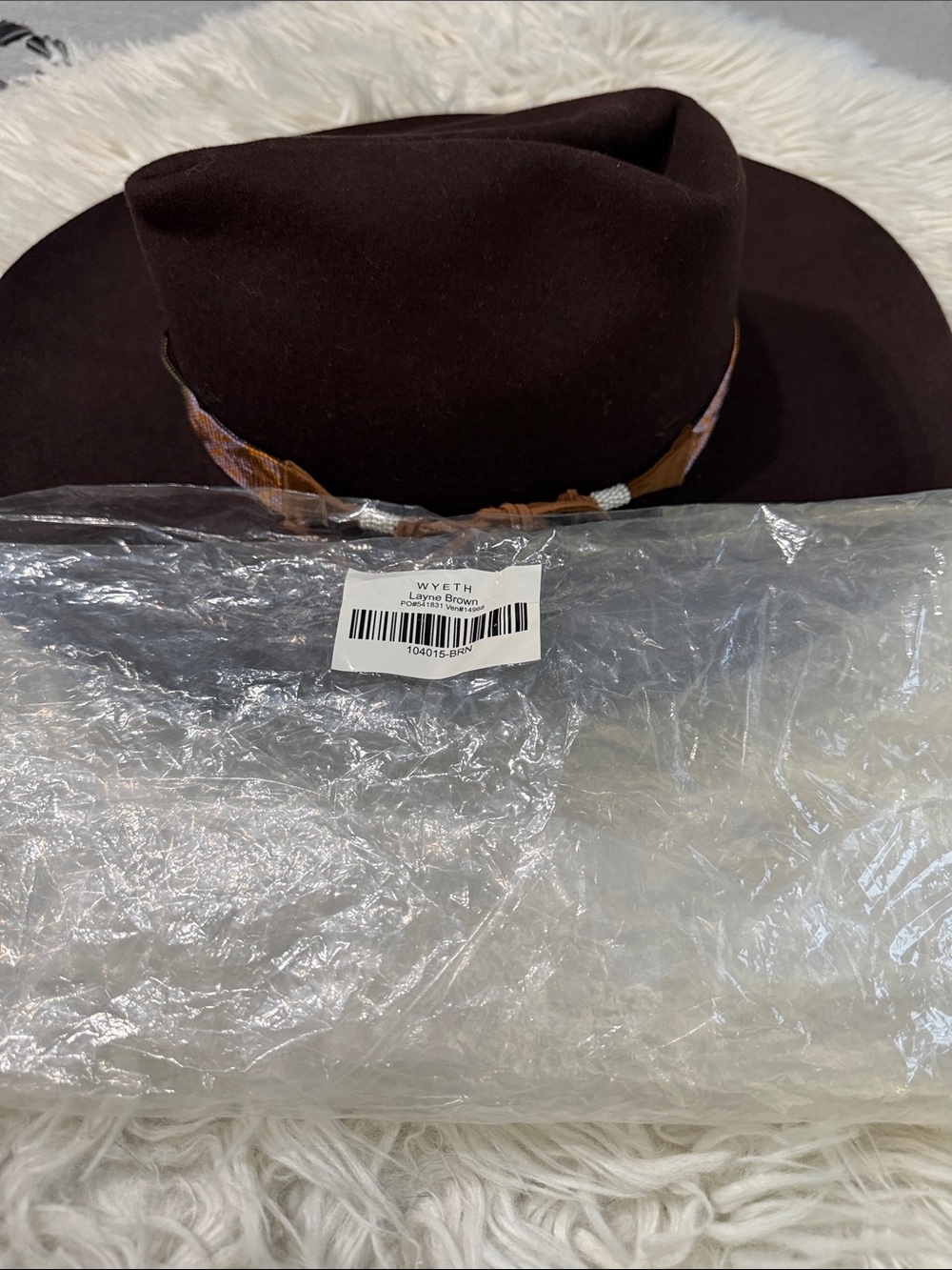 NWT Wyeth Layne 100% Wool Womens Hat - Picture 5 of 5